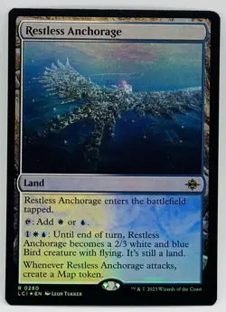MTG Restless Anchorage The Lost Caverns of Ixalan Foil - Image 1