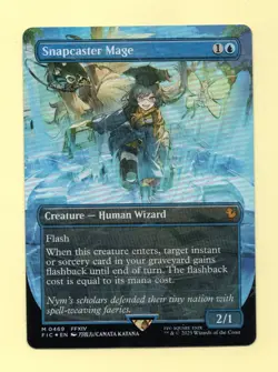 Magic The Gathering Final Fantasy CHOCOBO TRACK FOIL Snapcaster Mage MYTHIC 0469 - Image 1