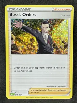POKEMON BOSS’S ORDERS CLV 019/034 HOLO CARD GAME CLASSIC COLLECTION NM ENG - Image 1