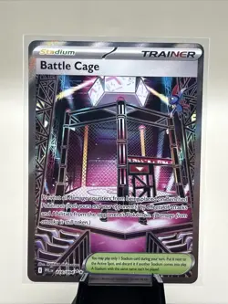 Battle Cage (116/094) ~ Mint/NM [Phantasmal Flames 2025] Full Art Pokemon TCG - Image 1