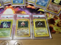 Pokemon Base Set 2 PSA 7 lot 11 cards gyarados, ninetails, nidoking - Image 2