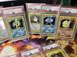 Pokemon Base Set 2 PSA 7 lot 11 cards gyarados, ninetails, nidoking - Image 3