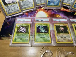 Pokemon Base Set 2 PSA 7 lot 11 cards gyarados, ninetails, nidoking - Image 4
