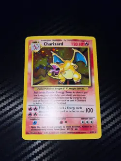 Charizard 004/102 Base Set Holo Pokemon TCG Vintage Card Trading - Image 1