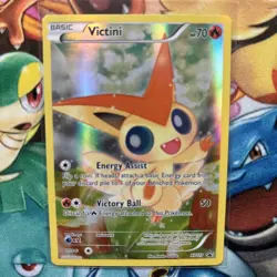 Pokemon TCG Victini Black Star Promos XY117 Holo Full Art NM/M Condition - Image 3