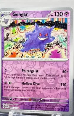 Gengar [Reverse Holo] #94 094/165 Pokemon Scarlet & Violet 151 Pokemon TCG NM - Image 1