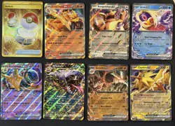 Pokemon TCG SV 151 Bundle x8 Charizard 006, Arbok 024,Jynx 124,Switch 206 & More - Image 1