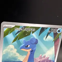 Pokemon TCG Misty's Lapras Destined Rivals 194/182 Illustration Rare - Image 3