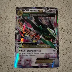 PACK FRESH 2015 POKEMON XY ROARING SKIES #76/108 M RAYQUAZA EX RARE - Image 1