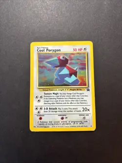 Cool Porygon 15/53 WOTC Pokemon Black Star Promo Holo MP - Image 1