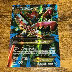 Pokemon TCG M Scizor EX Full Art Card 120/122 Breakpoint Near Mint - Image 3