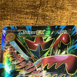Pokemon TCG M Scizor EX Full Art Card 120/122 Breakpoint Near Mint - Image 5