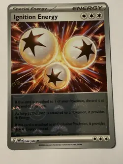 Ignition Energy - Poke Ball Pattern Reverse - 086/086 White Flare - Pokemon - Image 1