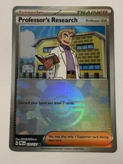 Professor's Research 122/131 Poke Ball Prismatic Evolutions Pokemon (English) - Image 1