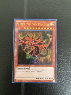 Yugioh x1 Slifer the Sky Dragon LC01-EN002 Ultra Rare Limited Ed (Near Mint!) - Image 1