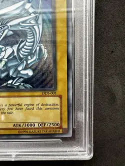 Yugioh PSA 10 Blue Eyes White Dragon DDS-001 Gem Mint - Image 4