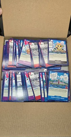 8lbs One Piece TCG Stage & Event Bulk NO HOLO/ NO FOIL NM English - Image 2