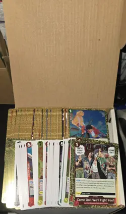 ~4lbs One Piece TCG Bulk Cards Holo/ Foil NM Lot Stage Event - Image 1