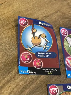 Poketrivia - Pokemon Card - Lot of 3 - Mewtwo Strikes Back - Vintage - Image 2