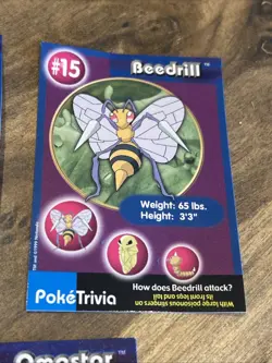 Poketrivia - Pokemon Card - Lot of 3 - Mewtwo Strikes Back - Vintage - Image 4