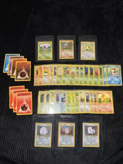Shadowless Or 1st Edition Or Fossil Pokemon Lot 42 Basic Bundle Total 391 Cards - Image 1