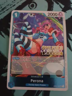 Perona 'JUDGE' Card OP01-077 UC ONE-PIECE! - Image 1