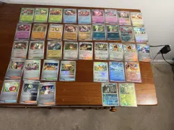 Pokemon Prismatic Evolutions Rev Holo Pokeball Lot- 39 Cards - Image 1