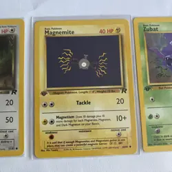WOTC Pokemon TCG - Team Rocket - 5 Card Lot with 3 First Edition! - Image 3