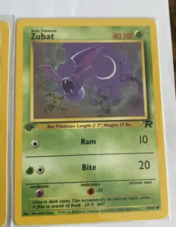 WOTC Pokemon TCG - Team Rocket - 5 Card Lot with 3 First Edition! - Image 4