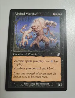 Magic The Gathering Undead Warchief Scourge Card MTG (C) T2160 HS1 - Image 3