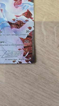Pokemon TCG Reshiram RC22/RC25 Legendary Treasures Full Art Ultra Rare Card - Image 2
