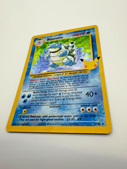 Blastoise 2/102 Celebrations: Classic Collection Holo Pokemon Card - Image 4