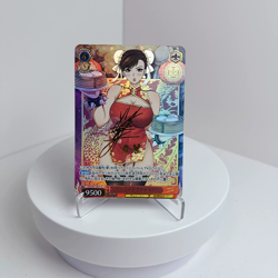 Street Fighter Chun Li Doujin Card Goddess ACG Waifu Custom Anime Holo Foil card - Image 1