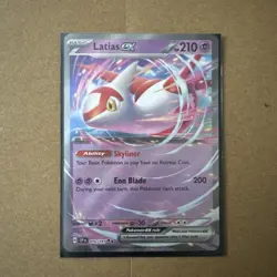 Latias EX Surging Sparks Scarlet & Violet Double Rare Card 76/191 - Image 1