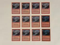 Lightning Bolt (Lot of 12) EXCELLENT CONDITION - Magic the Gathering MTG - Image 1