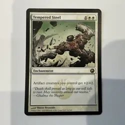 MTG Tempered Steel (24) *Non-Foil* Base Rare Scars Of Mirrodin 2010 SCM NM/MT - Image 1