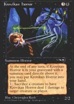 Mint/Near-Mint, English - 1 x MTG Krovikan Horror Alliances - Image 1
