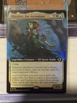 Maralen, Fae Ascendant (Extended Art Foil) Rare MTG Lorwyn Eclipsed - Image 1