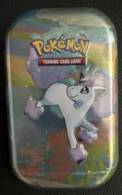 POKEMON Galarian Ponyta C22 Tin with Evolving Skies & Brilliant Stars - Image 1