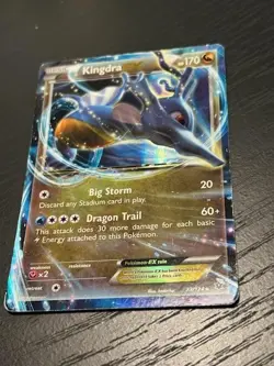 Pokemon Kingdra EX 73/124 XY Fates Collide Ultra Rare Holo - HP - Image 1