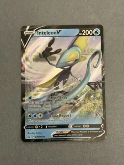 Pokemon TCG Inteleon V SWSH016 Full Art - Black Star Promo NM/M - Image 1