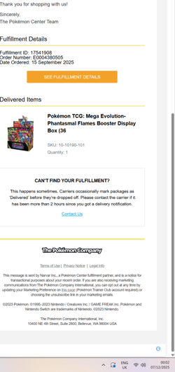 Pokemon TCG Mega Evolution Phantasmal Flames - Booster Box 36 Pack - Image 2