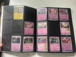 Pokemon Prismatic Evolutions Part Complete Master Set With Binder Rev Holo EX - Image 4