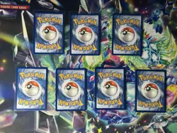 Pokemon Paldean Fates Shiny Rare & Ultra Rare lot of 8 NM - Image 2