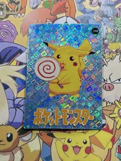 Pokemon Vintage Pocket Monsters Vending HOLO Prism Sticker 1999 Bandai Nintendo - Image 3