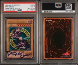 2000 YU-GI-OH! JPN. #LB05 Dark Magician - LB PSA 7 Dan Green Auto PSA 10 - Image 3