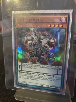 1x (EX) D/D Orthros - SDPD-EN004 - Super Rare - 1st Edition YuGiOh - Image 1