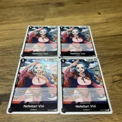 Nefeltari Vivi OP05-086 R One Piece TCG Playset of x4 Pack Fresh - Image 1