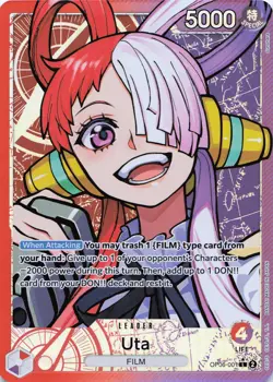One Piece Uta (Alternate Art) #OP06-001 Foil Wings of the Captain NM - Image 1