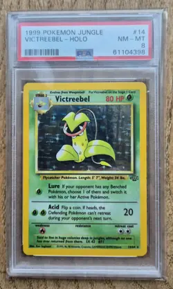 Jungle Victreebel (PSA 8) 14/64 Pokemon Card WOTC 1999 - Image 1